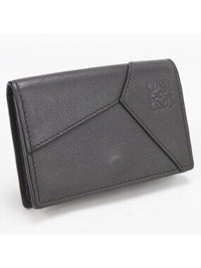Loewe Business Card Case Puzzle Classic Calfskin